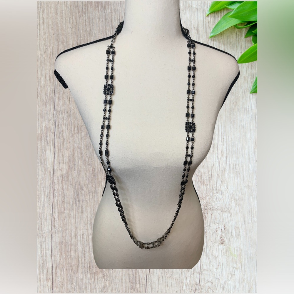 Preowned Multi Purpose Black Stone Belly Chain